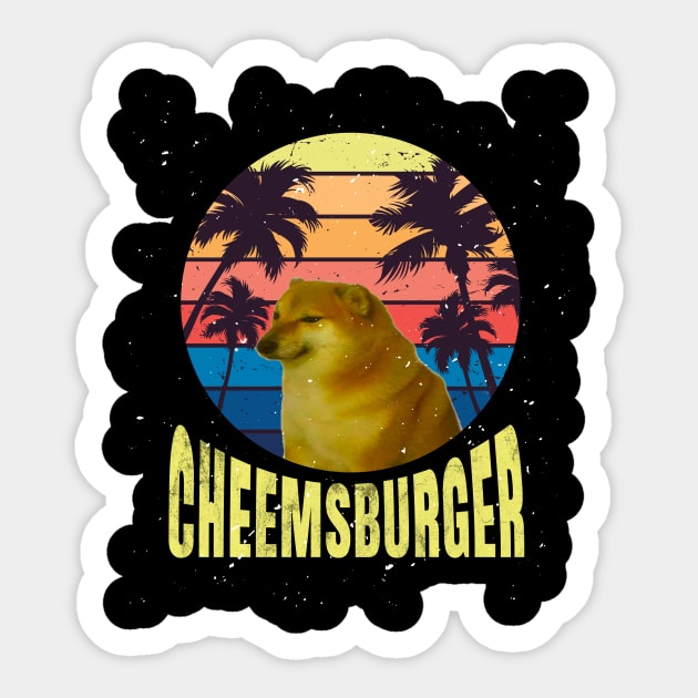 Cheemsburger Sticker by Bestseller